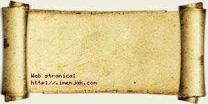 Ivana Damjanov vizit kartica